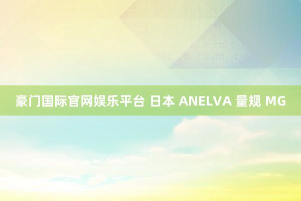 豪门国际官网娱乐平台 日本 ANELVA 量规 MG